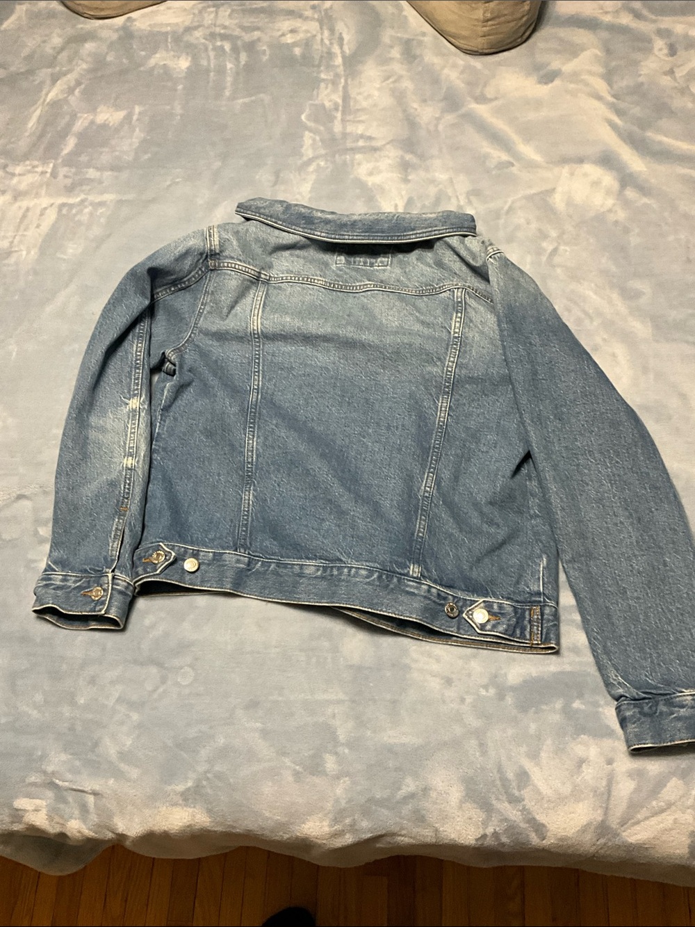 LOFT Light Blue Denim Jacket - Picture 3 of 3